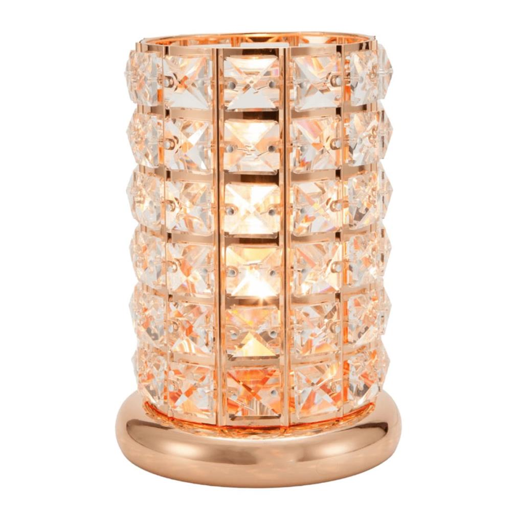 Sense Aroma Clear Rose Gold Crystal Touch Electric Wax Melt Warmer £27.89